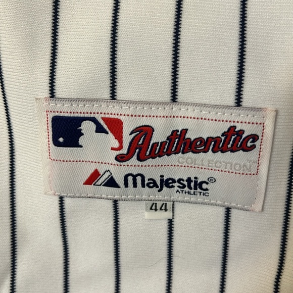 Official Majestic New York Yankees Mariano Rivera #42 Men's Baseball Jersey - Picture 4 of 5